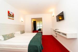 Postel nebo postele na pokoji v ubytování Hotel Cirus