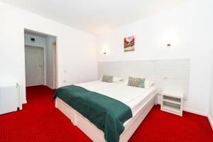 Postel nebo postele na pokoji v ubytování Hotel Cirus