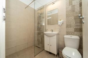 Koupelna v ubytování Hotel Cirus