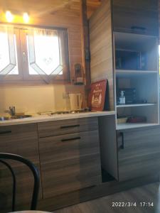 Dapur atau dapur kecil di CHALET porte PILAT +4 gambar