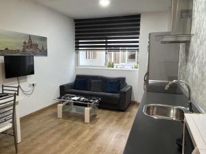 TV a/nebo společenská místnost v ubytování Apartahotel Baldiri