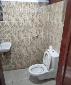 Koupelna v ubytování Pro Luxor guest house