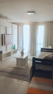 Μια τηλεόραση ή/και κέντρο ψυχαγωγίας στο White loft Villa Carlos Paz