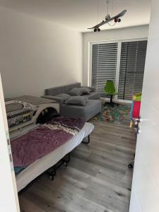 Postel nebo postele na pokoji v ubytování Paradies Villa