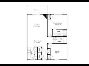 Bố cục Peaceful River View Cedar Lodge 604