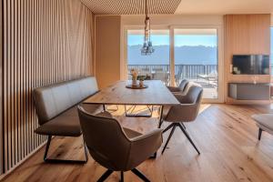 Posezení v ubytování Adlerblick Deluxe Annenheim