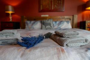 Letto o letti in una camera di Netherbrae