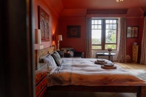 Letto o letti in una camera di Netherbrae