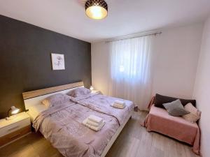 Postel nebo postele na pokoji v ubytování Apartment Butkovic