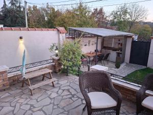 Patio nebo venkovní prostory v ubytování Vila Tara