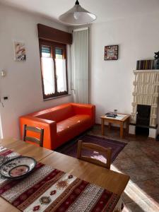 A seating area at Casa Martello