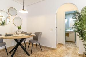 Kuchyňa alebo kuchynka v ubytovaní Apartamento Pink Medsea