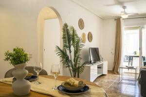 Posedenie v ubytovaní Apartamento Pink Medsea