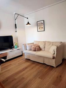 Posezení v ubytování La Casita, a 2 min a pie de la playa! + 23 fotografií