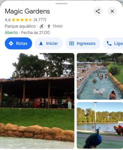 Κήπος έξω από το Casa com piscina