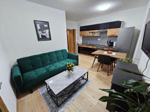 Kuchyň nebo kuchyňský kout v ubytování City apartment with moutain view - free parking