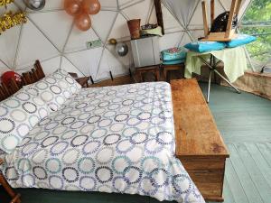 Postel nebo postele na pokoji v ubytování Allegro Eco Glamping