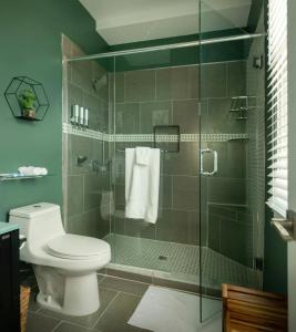 Koupelna v ubytování Downtown, contemporary, 2 bedroom, Roof Terrace! 2B + 6 fotografií