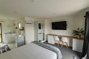 Kuchyň nebo kuchyňský kout v ubytování Marton Motel NZ