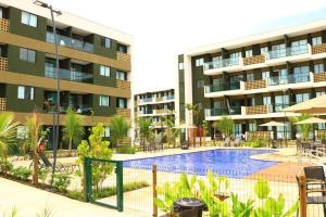 Bazén v ubytovaní Mana Beach Experience - 62m² - 2 quartos - 1 Suíte - com 1 opçao de térreo tipo stúdio, 30m² - AllFlatsPorto alebo v jeho blízkosti