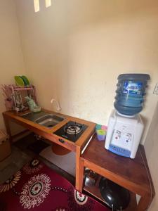 Kuchyň nebo kuchyňský kout v ubytování Cabin Pandawa
