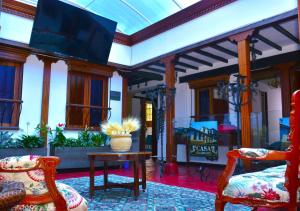 Μια τηλεόραση ή/και κέντρο ψυχαγωγίας στο Casa-Hotel de La Calle Yerma - Completamente Privada