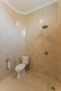 łazienka z toaletą i prysznicem w obiekcie Hotel Umah Anyar Teges w mieście Ubud