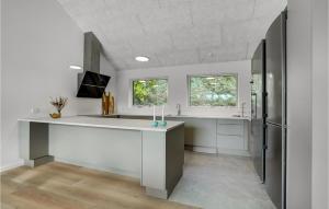 Η κουζίνα ή μικρή κουζίνα στο Gorgeous Home In Blokhus With Jacuzzi
