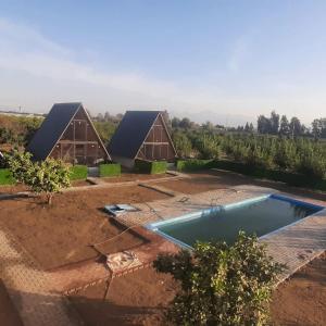 Πισίνα στο ή κοντά στο Bahçearası Bungalov