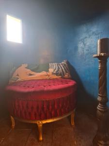 Postel nebo postele na pokoji v ubytování B&B Château de Fajac la Selve