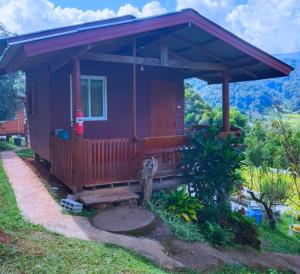 Zahrada ubytování Baan Suan Mae Klang Luang