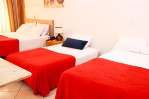 Katil atau katil-katil dalam bilik di Flats em frente ao Allianz Parque - HOTEL EM PERDIZES