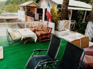 Patio nebo venkovní prostory v ubytování baobolong guesthouse