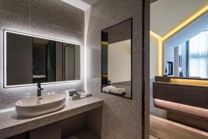 Koupelna v ubytování Atour S Hotel Shanghai Hongqiao Center Aegean