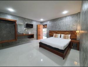Postel nebo postele na pokoji v ubytování Life koh tao resort
