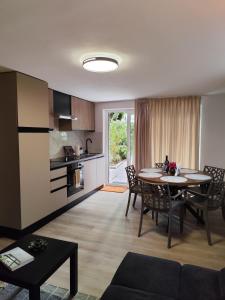 Η κουζίνα ή μικρή κουζίνα στο Magnolia apartment Zagreb with free parking