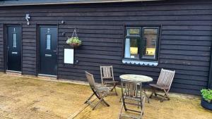 Bygningen som feriehuset ligger i