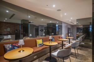 Posezení v ubytování Fun Stay Inn Ximen