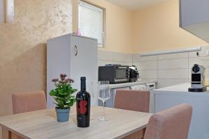 Eldhús eða eldhúskrókur á Apartment Paradise Biser
