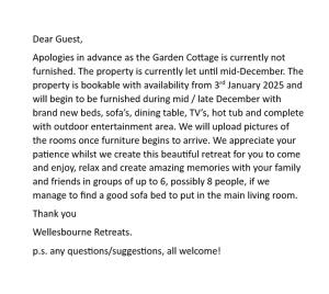 Billede fra billedgalleriet på Garden Cottage i Wellesbourne Hastings