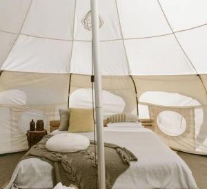 Postel nebo postele na pokoji v ubytování Rälla Camp - Öland