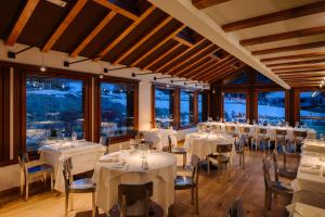 Restaurace v ubytování Montana Lodge & Spa, by R Collection Hotels