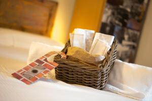 Кровать или кровати в номере Al Piccolo Scoglio - Room & Breakfast
