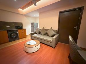 Kuchyň nebo kuchyňský kout v ubytování Park Avenue Hotel & Apartments Trichy