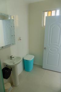 Koupelna v ubytování Hotel1325