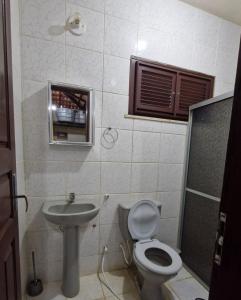 Koupelna v ubytování Casa de Temporada Sitio Tope + 5 fotografií