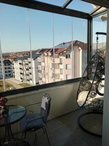 Balkón nebo terasa v ubytování Apartman Tina