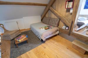 Letto o letti in una camera di Le Clos du Barry