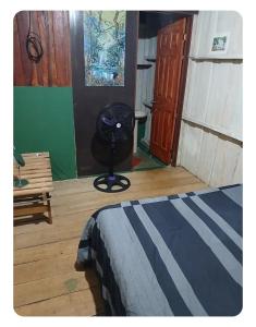 Postel nebo postele na pokoji v ubytování Casa Osa Bella Cabina Rayo Verde