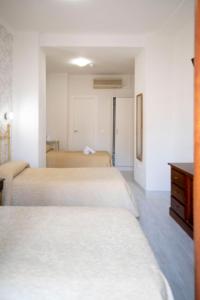 Postel nebo postele na pokoji v ubytování Hotel Manzanito